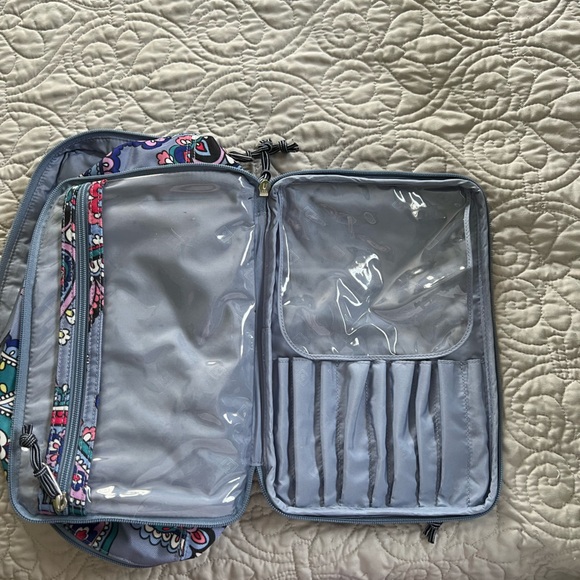 Vera Bradley Blush and Brush Makeup Bag - Picture 3 of 4